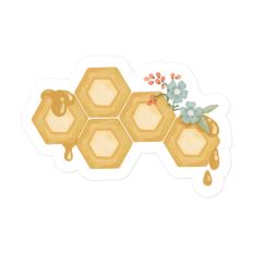 Floral Honeycomb