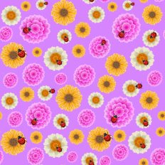 Floral lilac background pattern