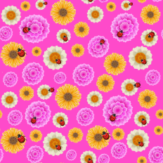 Floral pink background pattern