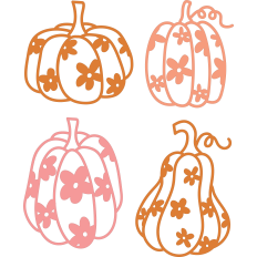 Floral Pumpkins