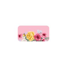 Floral Rounded Rectangle Label