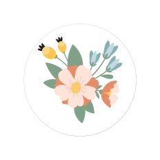 Floral Sticker