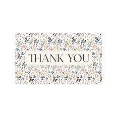 Floral Thank You