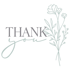 Floral Thank You Art