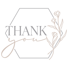 Floral Thank You Art