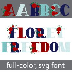 Floret Freedom Color Font