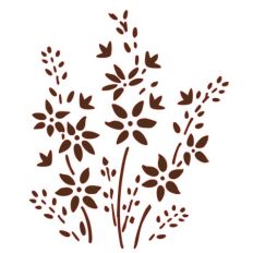 Small flowers Stencil