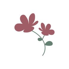 Two layer flower cut file