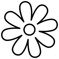 Simple Flower Outline