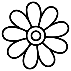 Simple Flower Outline