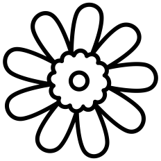 Simple Flower Outline