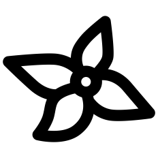 Flower Bloom Outline