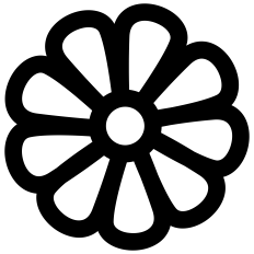 Flower Bloom Outline