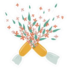 FLOWER CRACKER BOUQUET CELEBRATION BIRTHDAY - RABEA