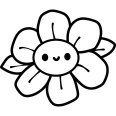 Flower Lineart