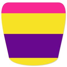 Solid Striped Flower Pot