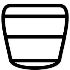 Flower Pot Outline