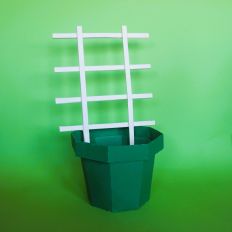 Flower Pot with Rack