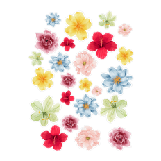 Colorful Flower Sticker Set