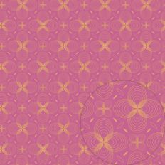 ELEGANT PINK RETRO ART DECO FLOWERS PATTERN – RABEA BILZ
