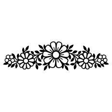Floral border