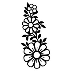 Flowers and leaves