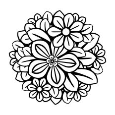 Flowers Mandala