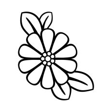 Flower with Leaves