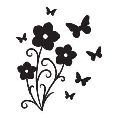 Flowers and Butterflies