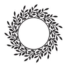 Branches Round Frame