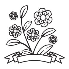 Floral Ribbon