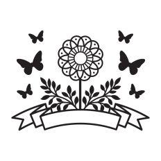 Butterflies and Flower