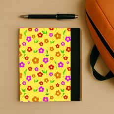 Flowers composition/notebook back cover design