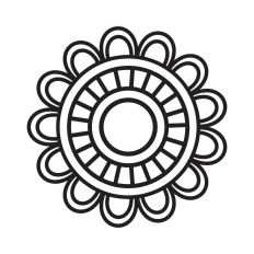 Stylized flower