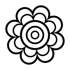 Stylized flower