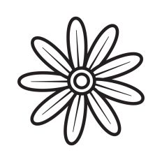Minimalist flower
