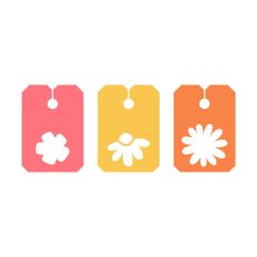 Flowers and Bugs Bag Clips 1