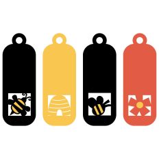 Flowers and Bugs Tags