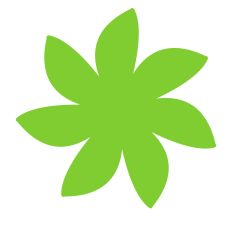 Pinwheel Flower Petals SVG design