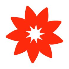 Flower Starburst SVG Design