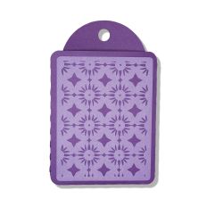 Flower Stars Gift Card Tag SVG Cut File