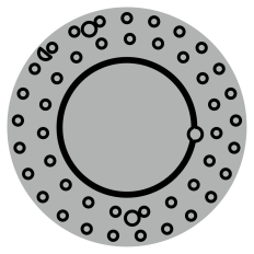 Line Circles Frame