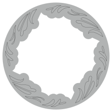 Line Flourish Halo