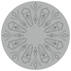Line Crystal Halo
