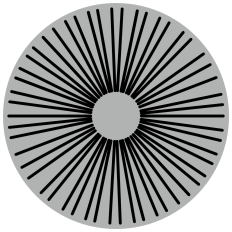 Line Radiant Burst 