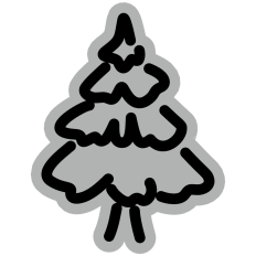 Line Little Tree