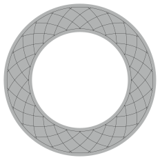 Line Woven Halo