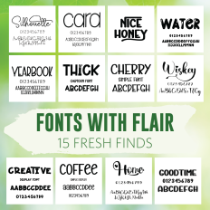 Fonts with Flair – 15 Fresh Finds