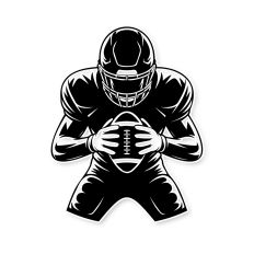 Football Player Silhouette SVG Cut File