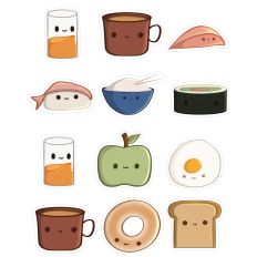 Food Sticker Sheet